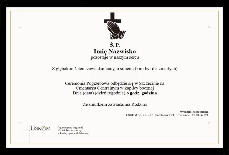 Jak sprawdzić datę pogrzebu w Szczecinie - ważne informacje i porady