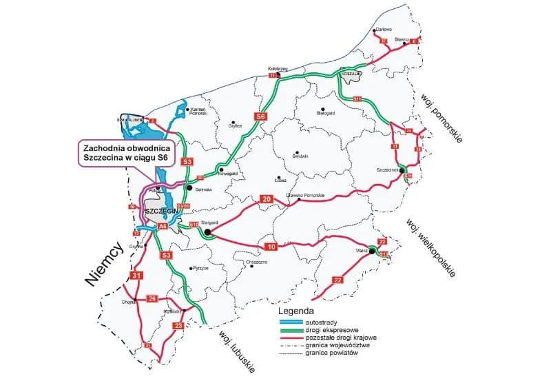 Zachodnia obwodnica Szczecina kiedy? Kluczowe daty zakończenia budowy